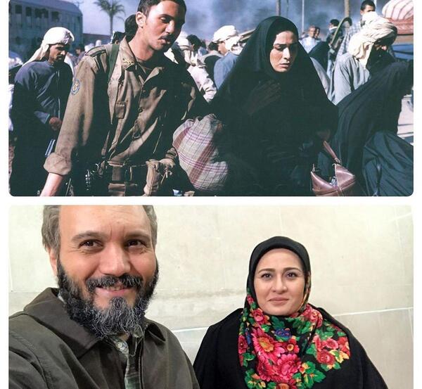 عکس هایی از پریوش نظریه و همسرش