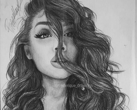 عکس سیاه سفید نقاشی شده