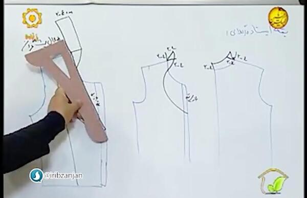 عکس الگو یقه ایستاده