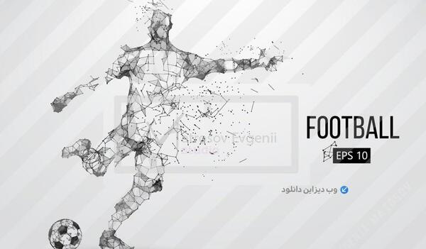عکس وکتور فوتبالیست