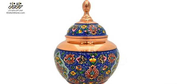 عکس مینا کاری روی مس