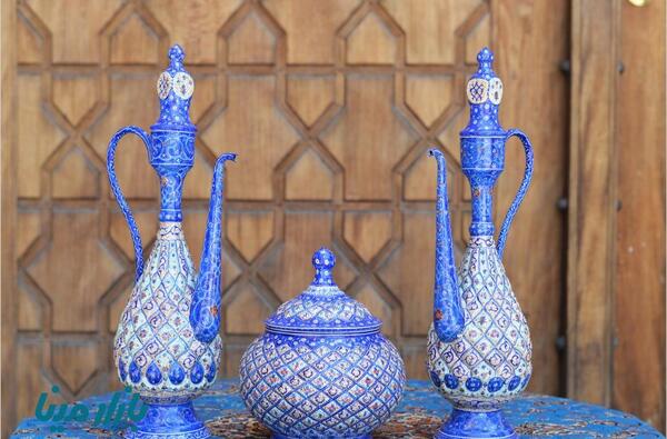 عکس مینا کاری روی مس