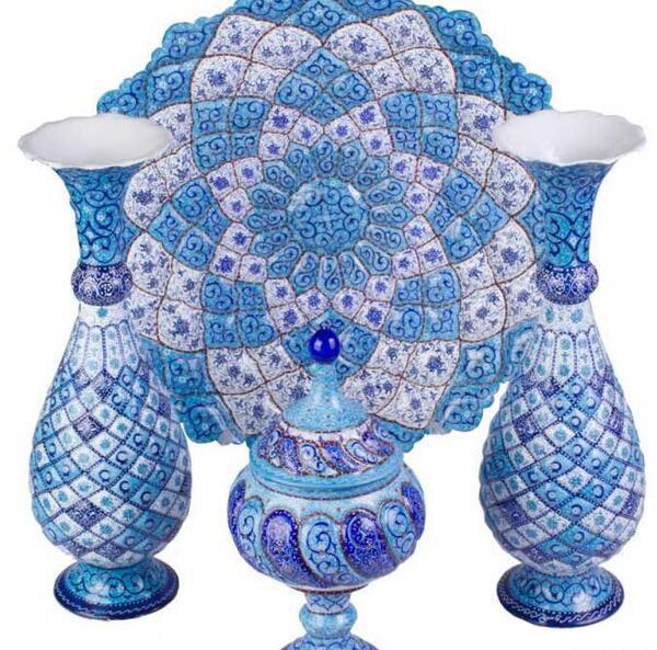 عکس مینا کاری روی مس