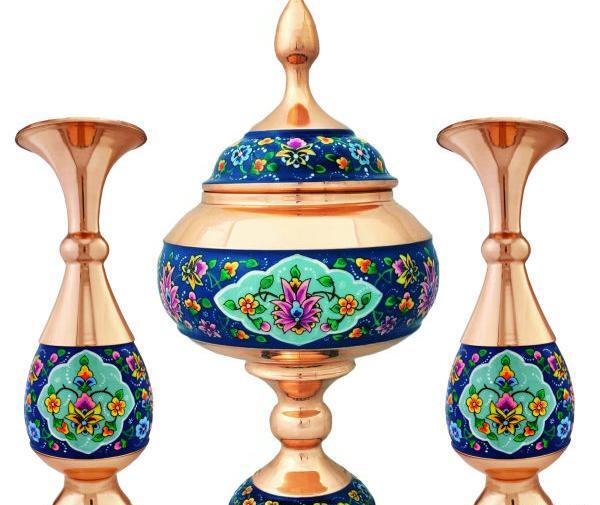 عکس مینا کاری روی مس