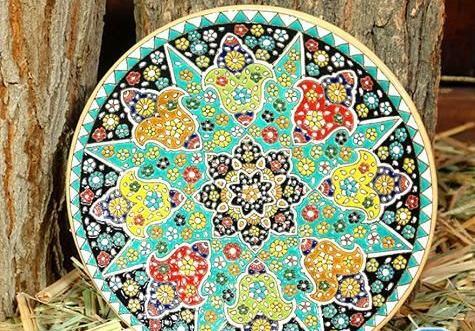 عکس مینا کاری روی مس