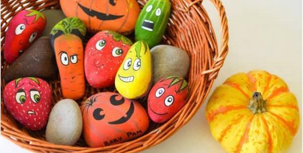 عکس ایده برای نقاشی روی سنگ