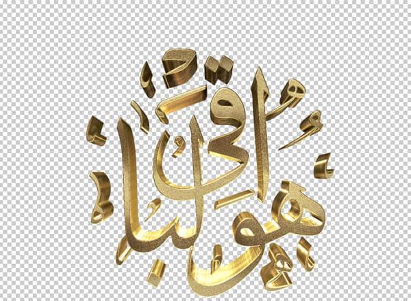 عکس دانلود وکتور هوالباقی