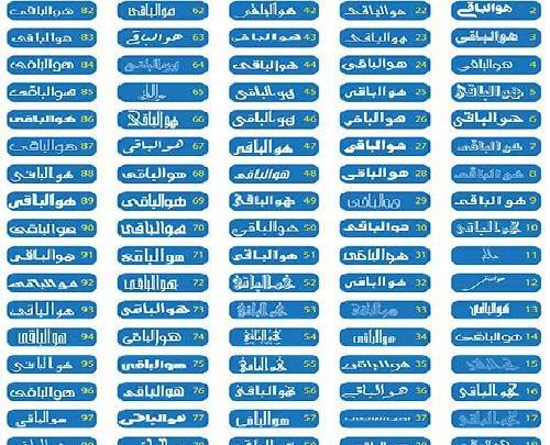 عکس دانلود وکتور هوالباقی