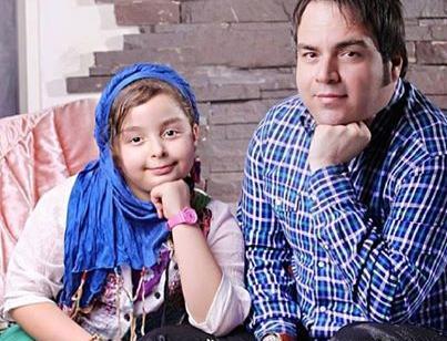 عکس شهرام قائدی و دخترش
