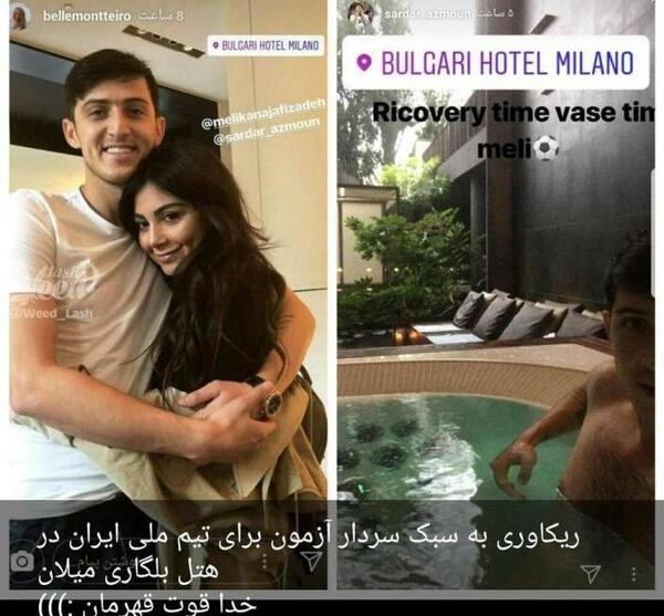 عکس عروسی سردار آزمون با همسرش
