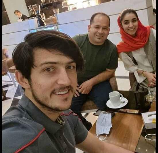 عکس عروسی سردار آزمون با همسرش