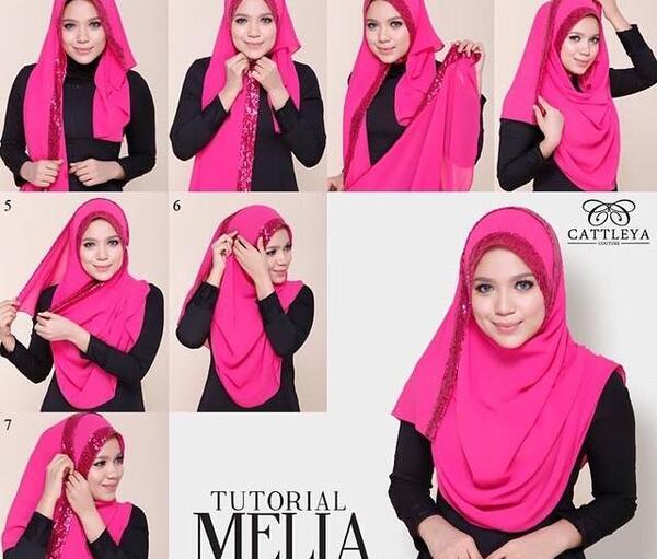 عکس مدل های زیبا برای بستن شال