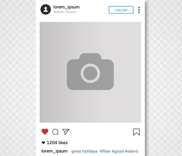 عکس قاب اینستاگرام