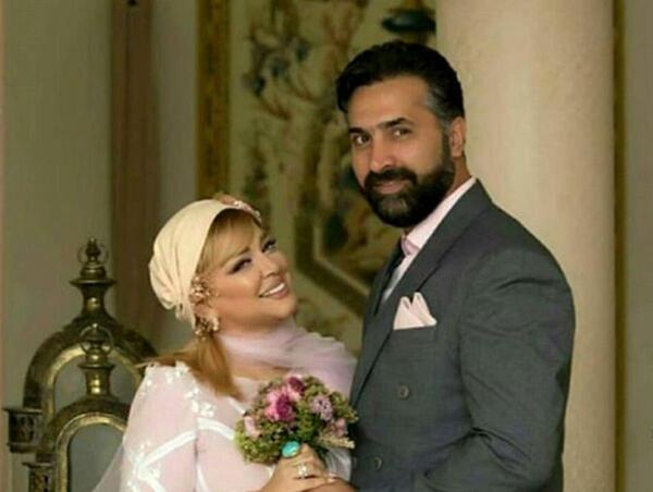 عکس بهاره افشاری با شوهرش