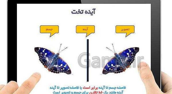 عکس و تصویر در آینه تخت