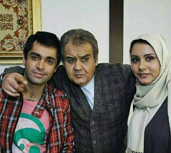 عکس اکبر عبدی و دخترش المیرا
