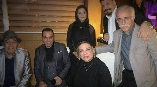 عکس اکبر عبدی و دخترش المیرا