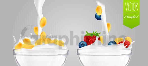 عکس دانلود وکتور ظرف میوه