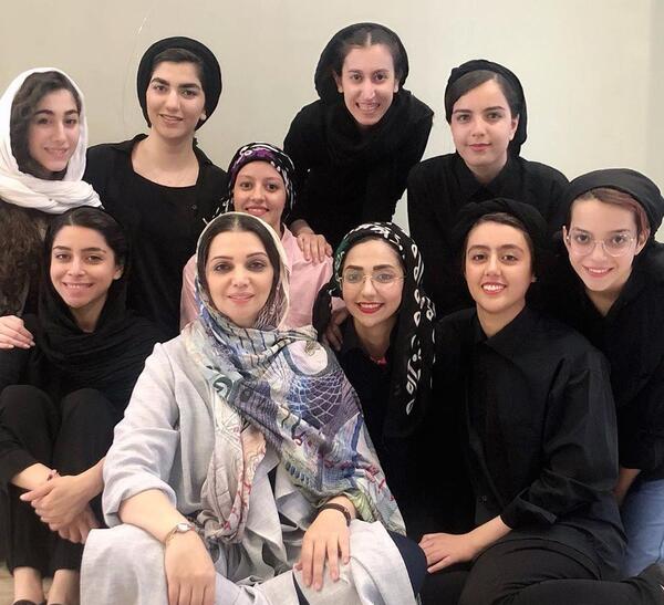عکس های الهام پاوه نژاد ودخترش کردیا