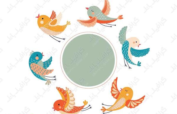 عکس وکتور پرنده