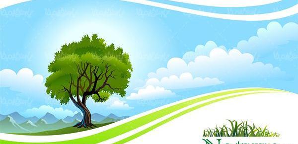 عکس دانلود وکتور طبیعت