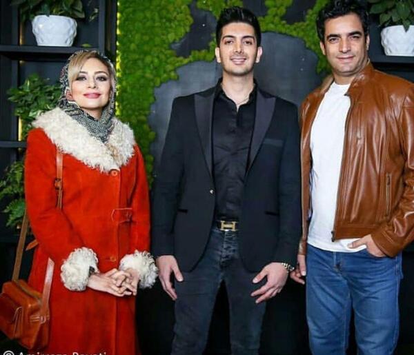 عکس فرزاد فرزین و همسرش