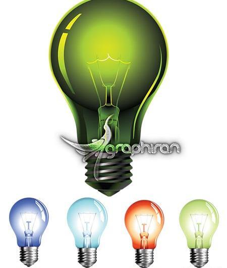 عکس دانلود وکتور لامپ