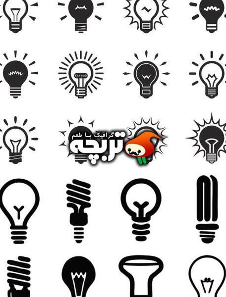 عکس دانلود وکتور لامپ
