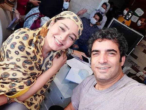 عکس سانیا سالاری با شاهرخ استخری
