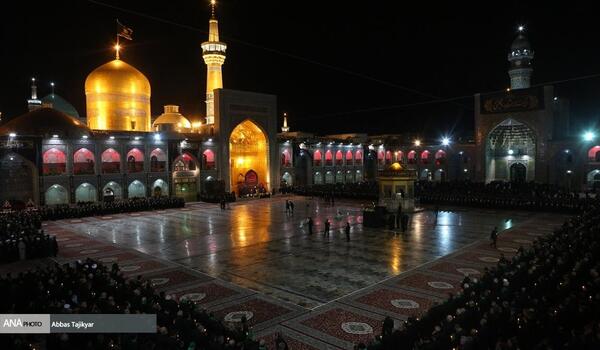 عکس حرم امام رضا شب قدر