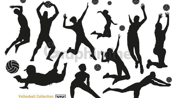 عکس دانلود وکتور والیبال