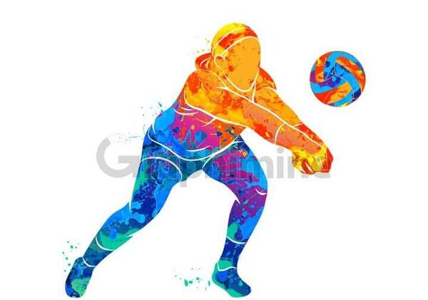 عکس دانلود وکتور والیبال