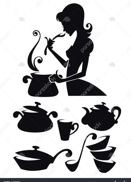 عکس دانلود وکتور ظرف غذا