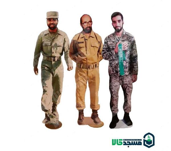 عکس ایستاده شهدا