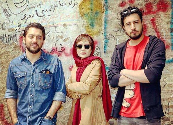 عکس بهرام رادان و ساره بیات