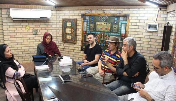 عکس سامان صفاری در سامورایی در برلین