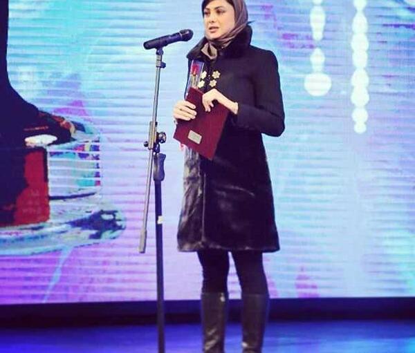 عکسهای آزاده صمدی در جشنواره فیلم فجر