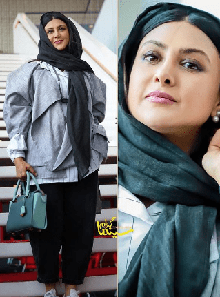 عکسهای آزاده صمدی در جشنواره فیلم فجر