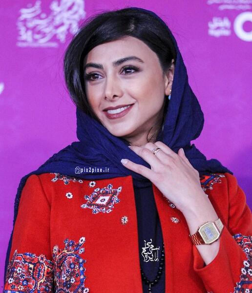 عکسهای آزاده صمدی در جشنواره فیلم فجر