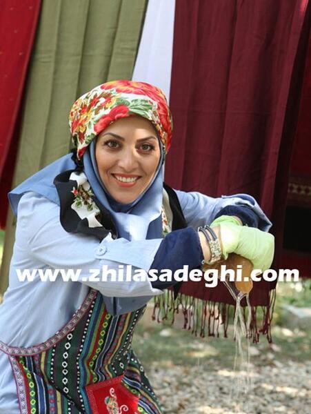 عکس قدیمی ژیلا صادقی مجری