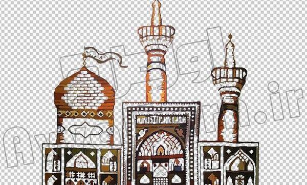 عکس دانلود وکتور حرم امام رضا