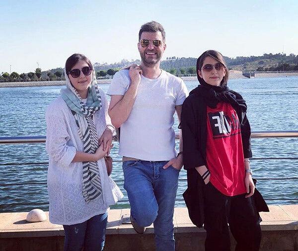 عکس آیلین و شایلین بچه های باربد بابایی