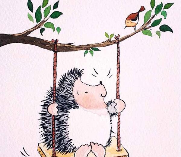 عکس نقاشی جوجه تیغی