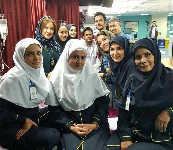 عکس لیندا کیانی در سریال پرستاران