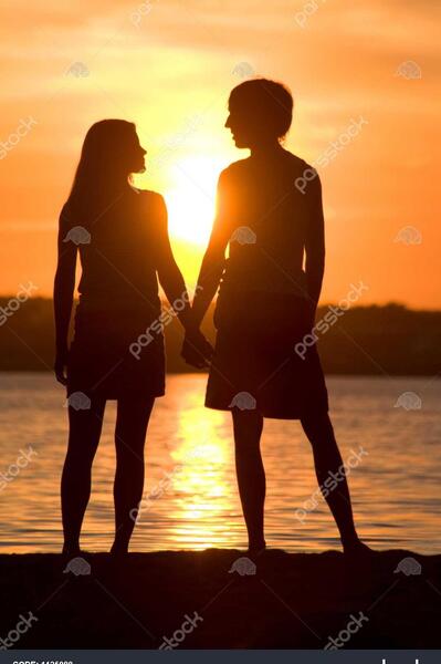 عکس پروفایل زن و شوهر کنار دریا
