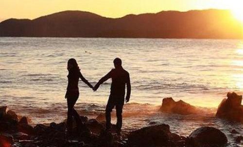 عکس پروفایل زن و شوهر کنار دریا