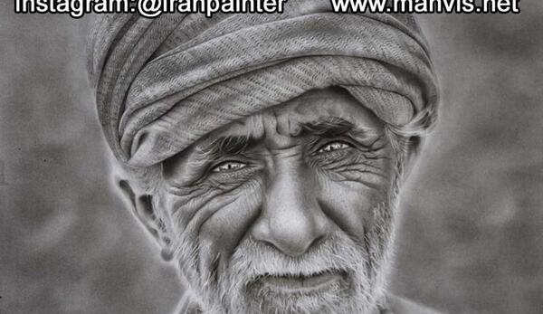 عکس نقاشی صورت زخمی