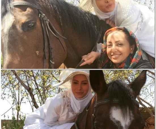 عکس فریبا نادری با لباس عروس
