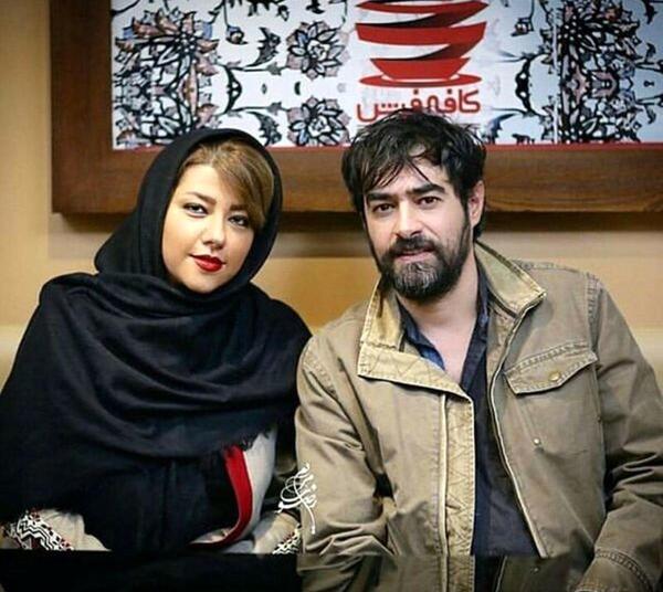 عکس شهاب حسینی با همسرش