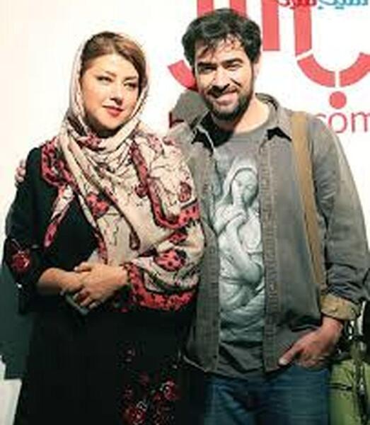 عکس شهاب حسینی با همسرش